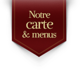 Les cartes et menus au Délice des Saints